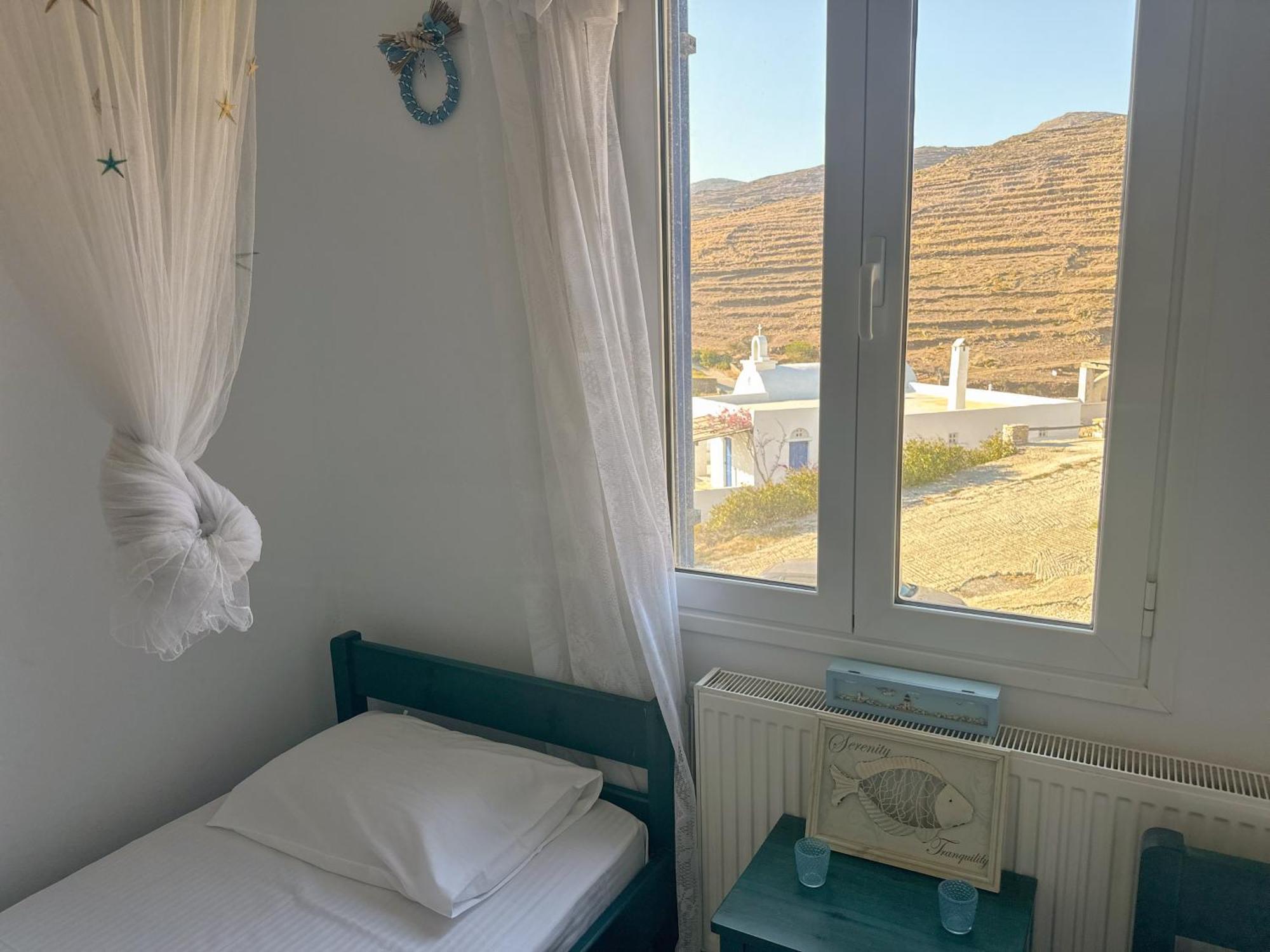 Blue Orison House Tinos For 5 Persons With Seaview Vila Perastra Exterior foto