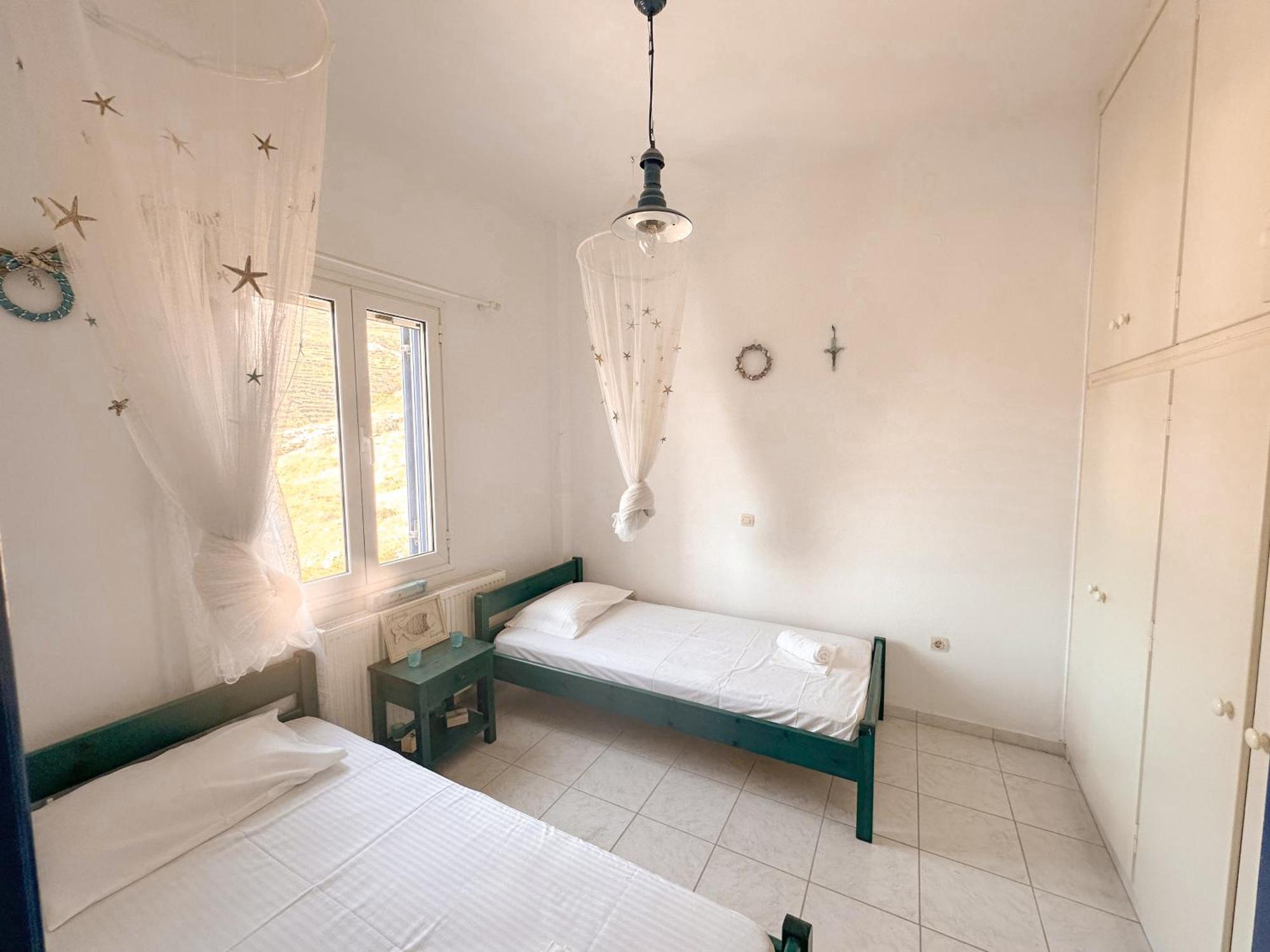 Blue Orison House Tinos For 5 Persons With Seaview Vila Perastra Exterior foto